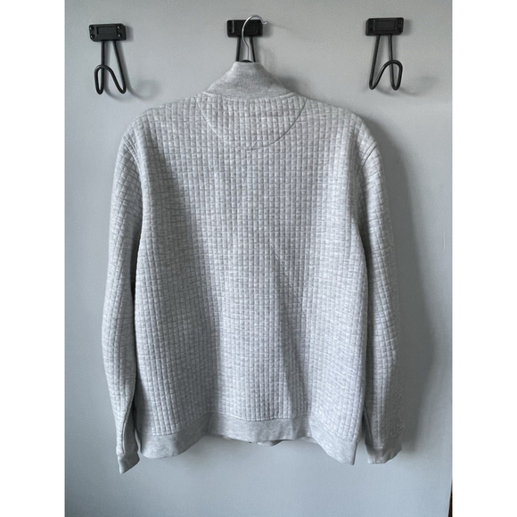 Ted Baker London, Men’s 5 (X-Large) , Full Zip Quilted Gray Sweatshirt - Picture 5 of 12